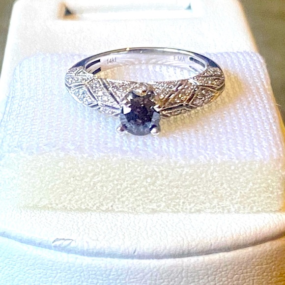 XX SOLD XX NWOT AIG 1.03 CTW CERTIFIED  PURPLE PINK. IN A BEAUTIFUL SETTING. - Picture 2 of 15